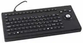 Teclado de silicona para el hogar con trackball