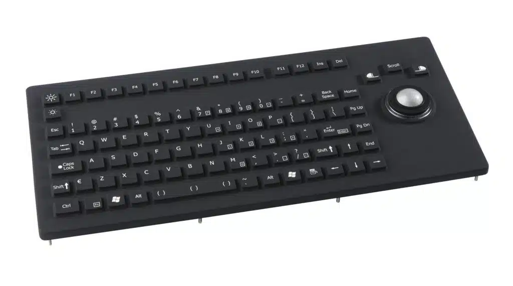 Teclado de caucho de silicona RKCT92F de Marine Keyboards