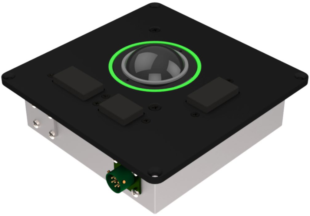 Military Trackballs F50 Series – Rugged Trackball Module