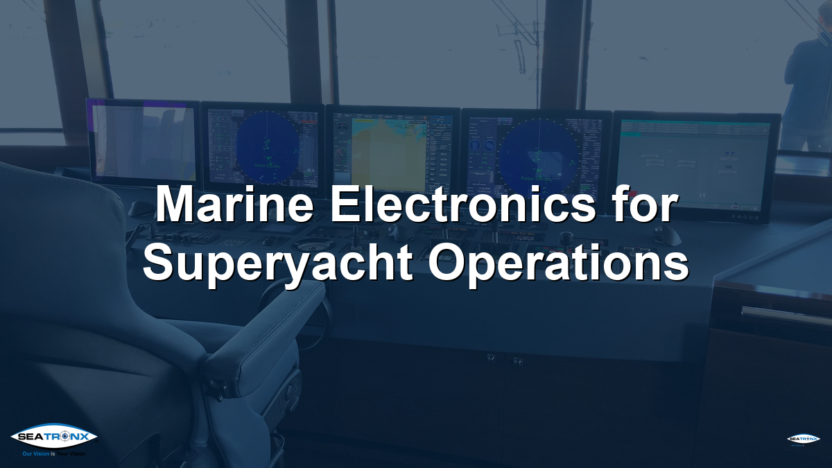 Seatronx rugged marine electronics displays and equipment for superyacht operations