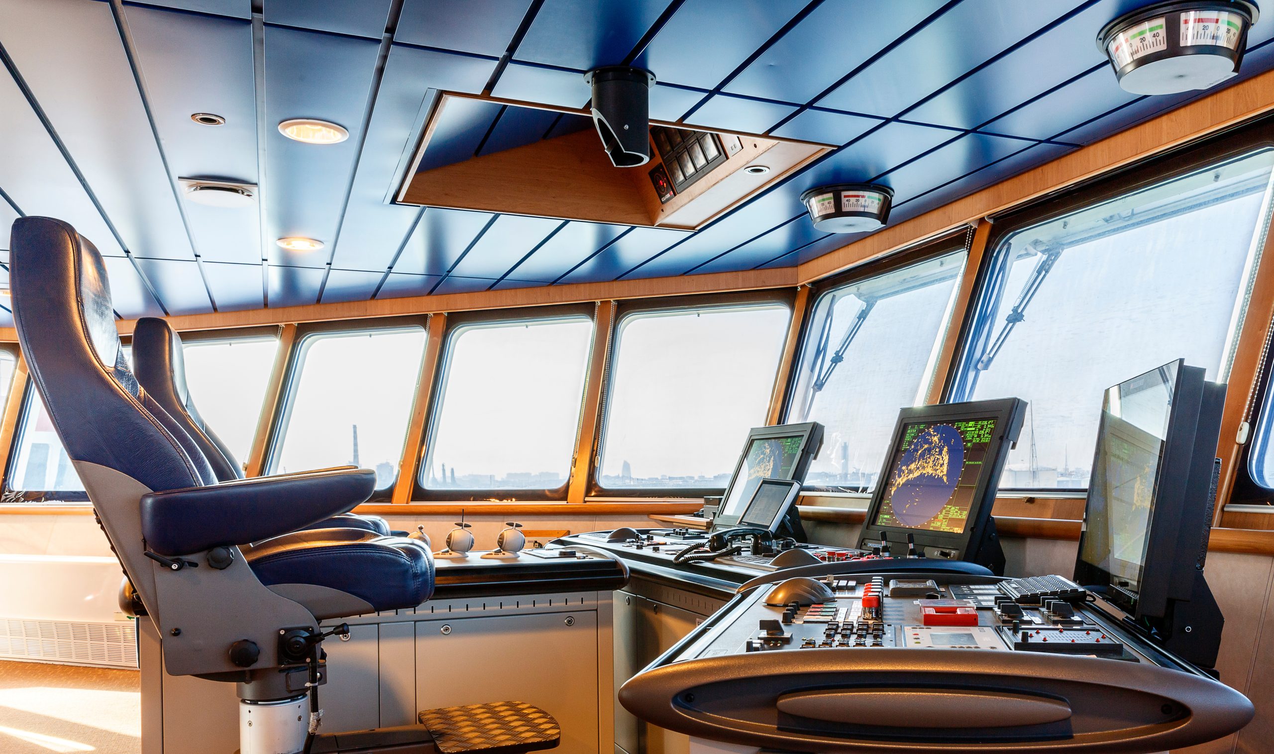 Captain's cabin on the ship