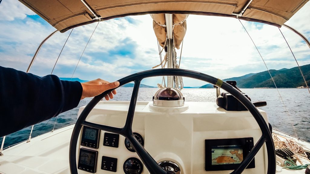 MDR-215W LCD Display image by Seatronx ABYC Updated 14 Standards. Not One Touches Your Helm Display.