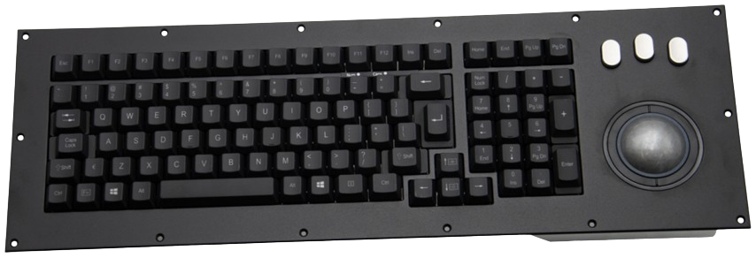 5 Marine Electronics Trends to Watch in 2027 image by Seatronx Seatronx MKBL107 MIL-SPEC rugged keyboard with an integrated trackball